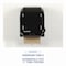 Boardwalk Hands Free Mechanical Towel Dispenser, 13.25" x 16.25" x 10.25", Black T7470BKBW - alternate 8